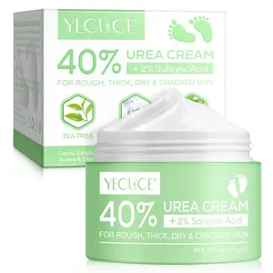 YECUCE 40% Urea Cream  for Thick, Coarse Skin - Gently Exfoliates Dead Skin and Scales 4.23 oz (120g)