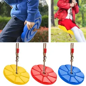 Climbing Swing Disk, Adjustable Rope, Outdoor Indoor Toy, Garden Playground Equipment, School Activity, Fun Game, Home Playground Equipment
