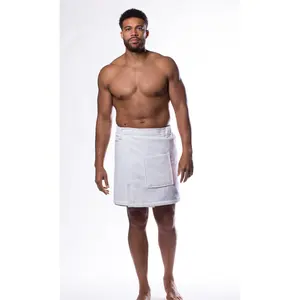 Turquaz Cotton Terry Velour Body Wrap Bath Towel Wrap Men