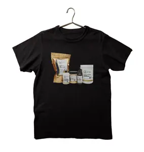 Jijineslim Bundle Tshirt - Black Plain Design with Graphic Elements