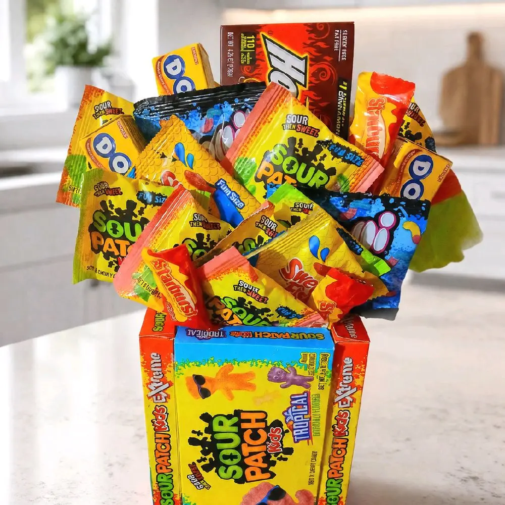Candy Bouquet, Sour Candy, Birthday, Get Well Soon, Retirement, Congratulations, Just Because