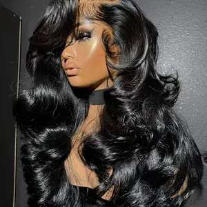 250 Density 30 40 Inch 13x6 13x4 HD Body Wave Lace Frontal Human Hair Wig Raw Glueless Closure 5x5 Water Wave Lace Front Wigs