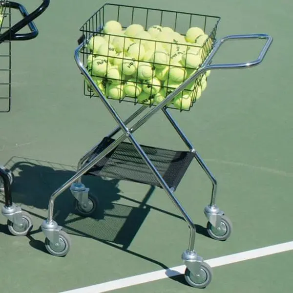 Mini Teaching Trolley (SSN 1369476) for School, Teachers, Students, 150-Ball Capacity, 43" Folded Length, Children