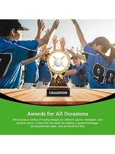 BuyAwardsandTrophies Cornhole Black Star Trophy - Plastic Trophy with Base, Awards and Trophies for Sports Competition, Prizes for Adults and Kids Gray, 5"/6"