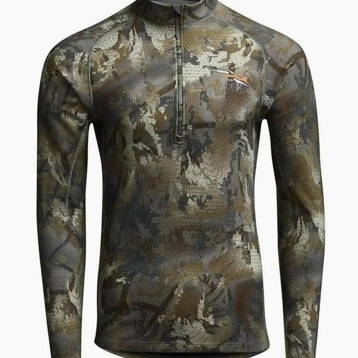 Heavyweight Half Zip Realtree Camo Long Sleeve Zip Shirt | Outdoor Performance Wear