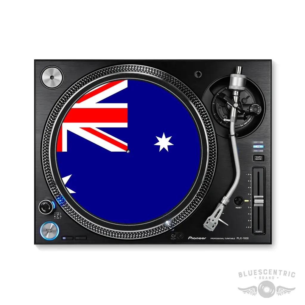 Australian Flag Turntable Slipmat - for Vinyl Records