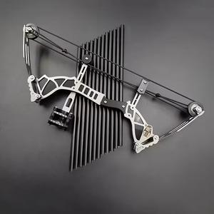 Mini Compound Bow and Arrow Set with 12 Arrows & Target Stainless Steel Archery Practice Kit for Kids & Adults Small 6 Bow for Shooting Hunting Outdoor Fun Gift Idea