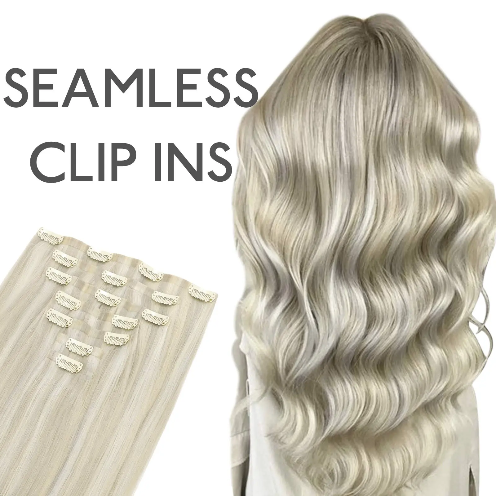 #17A/60A Ash Blonde Highlighted Platinum Blonde