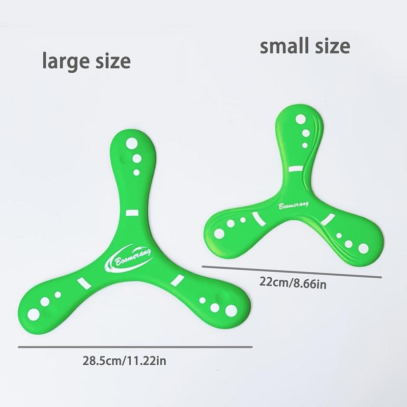High-density EVA boomerang - suitable for adults, soft and safe, can be flown indoors/outdoors, brightly colored, makes a perfect gift for relaxation and social interaction, ideal for birthdays, Christmas, Easter, graduations, etc., one per pack.