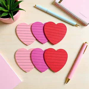 300 three-color red 70*70mm6 this heart-shaped 50 a horizontal post-it note shaped.