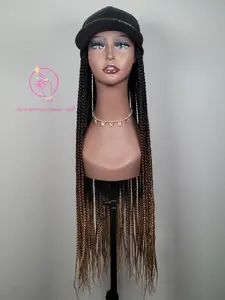 (Pre-Order) Custom Hat Wigs With Synthetic Braids