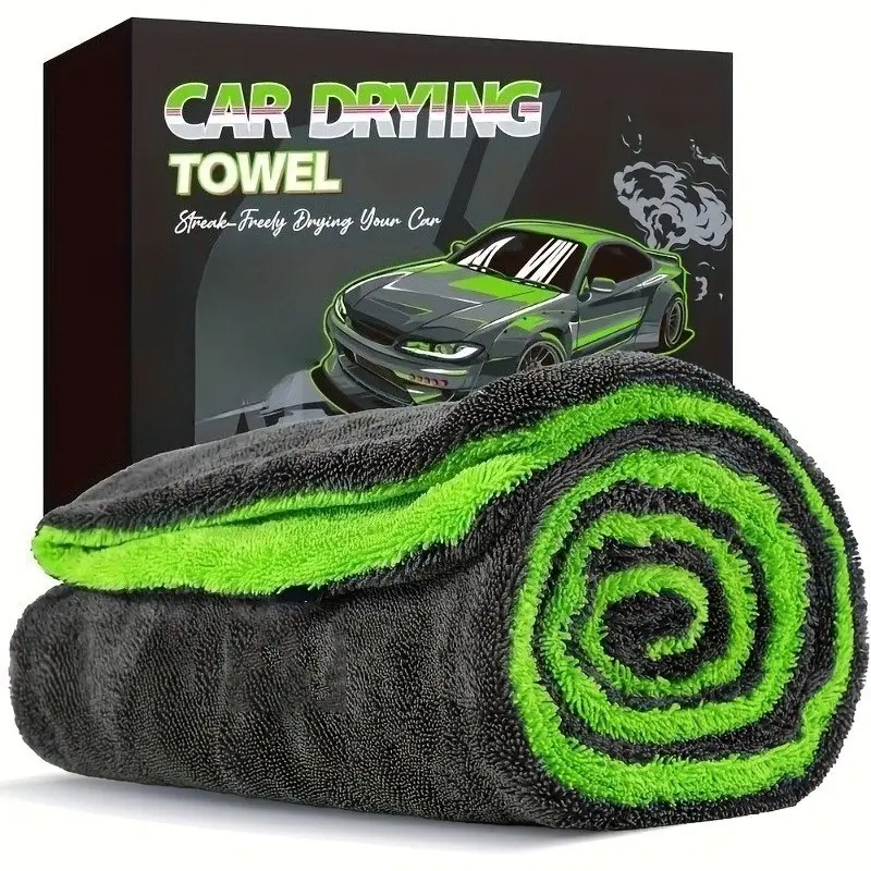 Heavy-Duty Double-Sided Ultra-Fine Microfiber Car Cleaning Cloth - Quick-Drying, Highly Absorbent, And Scratch-Resistant, Suitable for Suvs And Trucks, Machine Washable, Durable Absorbent Cloth, Microfiber Cleaning Cloths, Car Washing Supplies