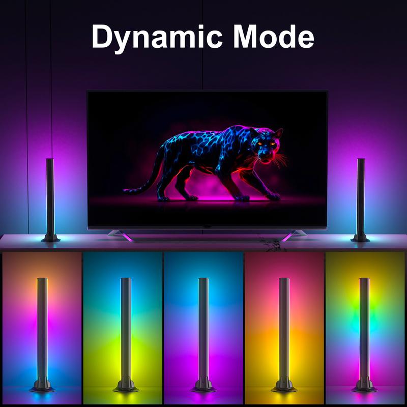 Valentine's Day RGB Smart LED Bar Light, App & Remote Control Ambient Desktop Lamp, USB Powered Music Sync Mood Lighting for Gaming Setup, Bedroom & Romantic Desk Decor