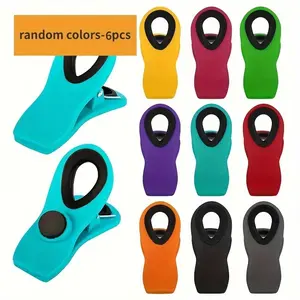 6/9 Piece Food Bag Clips, Multi-Functional Sealing Clips, Moistureproof Dustproof Airtight Clips, Suitable for Plastic Bags, Kitchen Storage Accessories