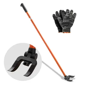 summervibes VEVOR Pallet Buster Tool, 44 Inch Carbon Steel Handle Wrecking Pry Bar, 2000 lbs Weight Capacity, Heavy Duty Deck Board Removal Tool, Breaker Bar for Flooring, Framing, Roofing, Trim, Drywall