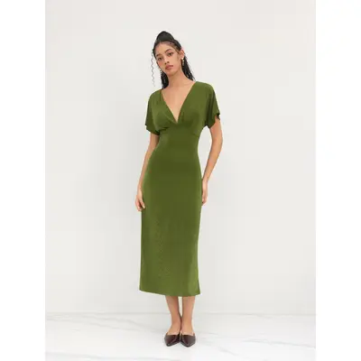 cider green velvet dress Velvet Dresses