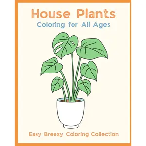 House Plants Coloring Book