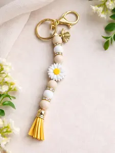 Daisy Bee Keychain