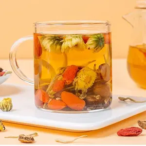 Liver Cleansing Tea Chrysanthemum Cassia Seeds Tea Bags,Chrysanthemum,Osmanthus,Honeysuckle Cassia Seeds,Burdock Root, Goji Berrys Combination of Floral Tea