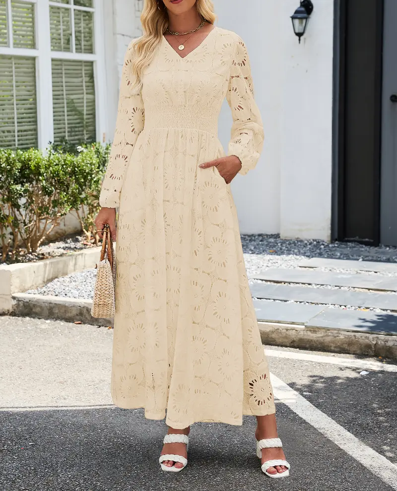 long sleeve flowy dress lace up - TikTok Shop long sleeve flowy dress lace up - TikTok Shop