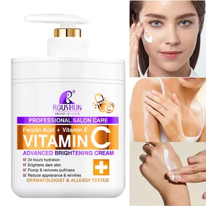 1000ml VC Body Care Cream large capacity household body cream Hydrating Body Cream leaves fragrance, refreshing, moisturizing and non greasy