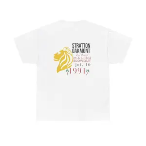 Vintage - Stratton Oakmont Malibu 1991 Blowout / Jordan Belfort / Wolf of Wall Street - Heavy Cotton Tee Casual Classic Fabric Menswear Top Unisex Basic Fashion