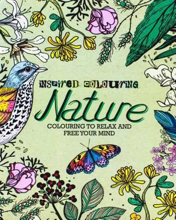 Used Nature-Inspired Coloring Book by Parragon (Paperback)