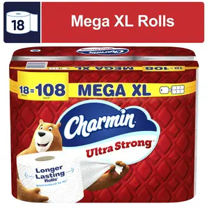 Charmin Toilet Paper Ultra Strong, 18 Mega XL Rolls