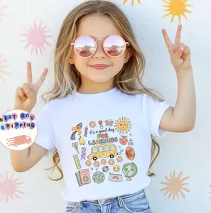 It's A Good Day For Learning  T-Shirt, Floral School Bus tshirt, First Day Of School Shirt, Student Gift, Back To School Tee