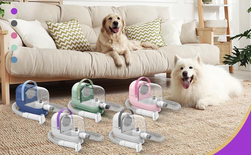 Homeika Dog Grooming Vacuum Kit - 3L Vacuum with 7 Tools, Low Noise Electric Clipper and Brush for Pet Shedding at Home Homeika Dog Grooming Vacuum Kit - 3L Vacuum with 7 Tools, Low Noise Electric Clipper and Brush for Pet Shedding at Home
