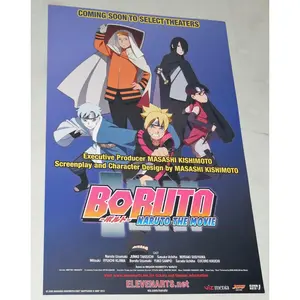 BORUTO: NARUTO THE MOVIE - 11"x17" D/S Original Promo Movie Poster 2015 Rare
