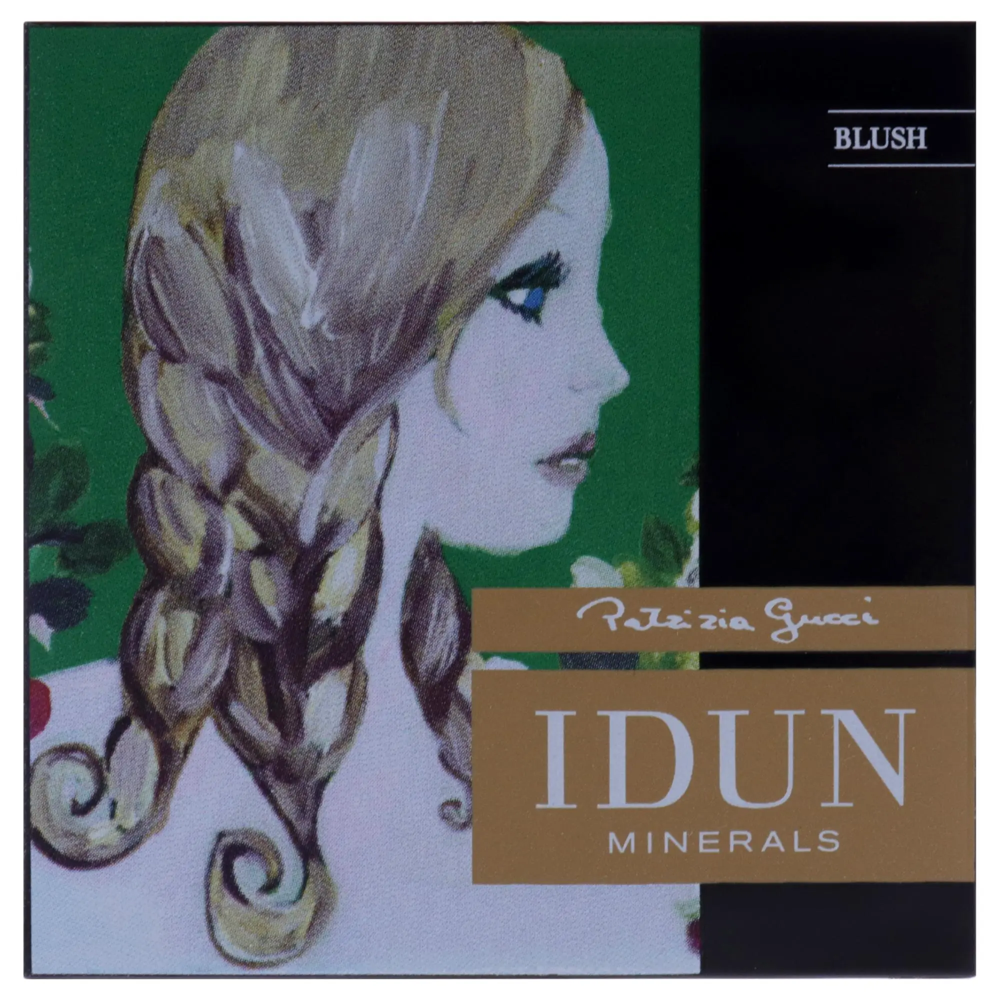 Idun Minerals Compact Makeup Blush - 006 Tranbar for Women - 0.21 oz
