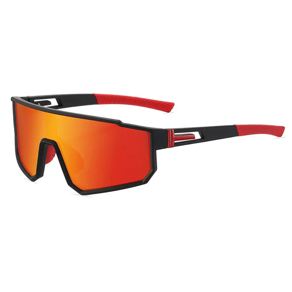 Unisex Outdoor Cycling Sunglasses, 1 Pair Outdoor Sports Sunglasses, Windproof & Anti-UV Polarized Sunglasses for Men & Women