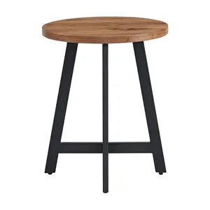 Lavish Home End Table Industrial Side Table
