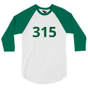 315 3/4 sleeve raglan shirt