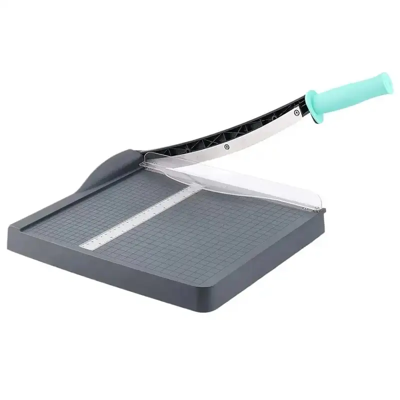 12x12 Inch A4 Paper Cutter with Sharp Manganese Steel Blade, Dual Scale Lightweight Home Office Accessory for Precise Cutting