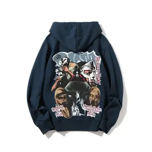 Retro MF DOOM Men's Short-Sleeve Crew Neck Tropical Casual T-shirt, Street Style Hooded Sweatshirt