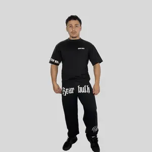 Bear Bulk Black Sweatpants