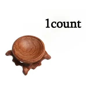 Vintage Natural Rosewood Display Base, Suitable for Crystal Balls, Collectible Balls, Spherical Stones, Rare Stones, Crystal Ball Holder, Home Decor Ornament