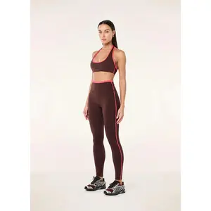 PE NATION- RADAR FULL LENGTH LEGGING MAHOGANY