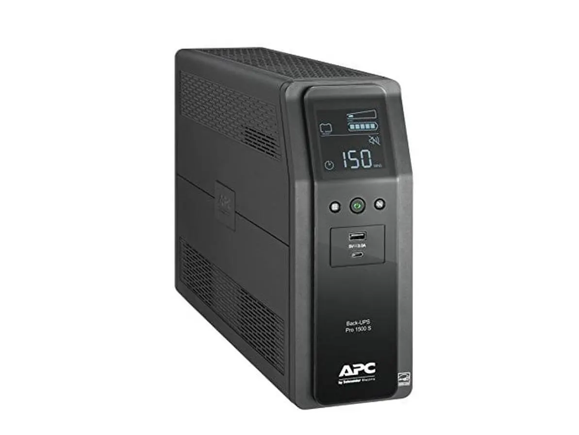 APC by Schneider Electric Back-Ups Pro BR 1000VA Sinewave UPS - 10 Outlets, 2 USB Charging Ports, AVR, LCD Interface, Adds Convenience, Enhances Functionality, Stylish Looks
