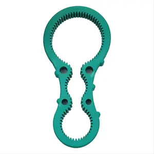 Multi Bottle Opener Portable Jar Lids Can Tin Handy Flexible Twister Rubber Screw Grip Cap Device Green