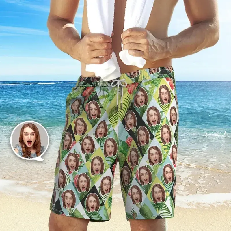 Custom Face Men Shorts