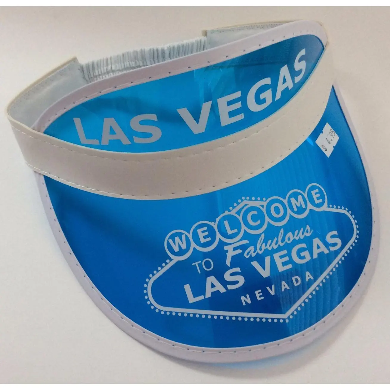 Las Vegas Dealer Visor - One Size Fits Most - BLUE
