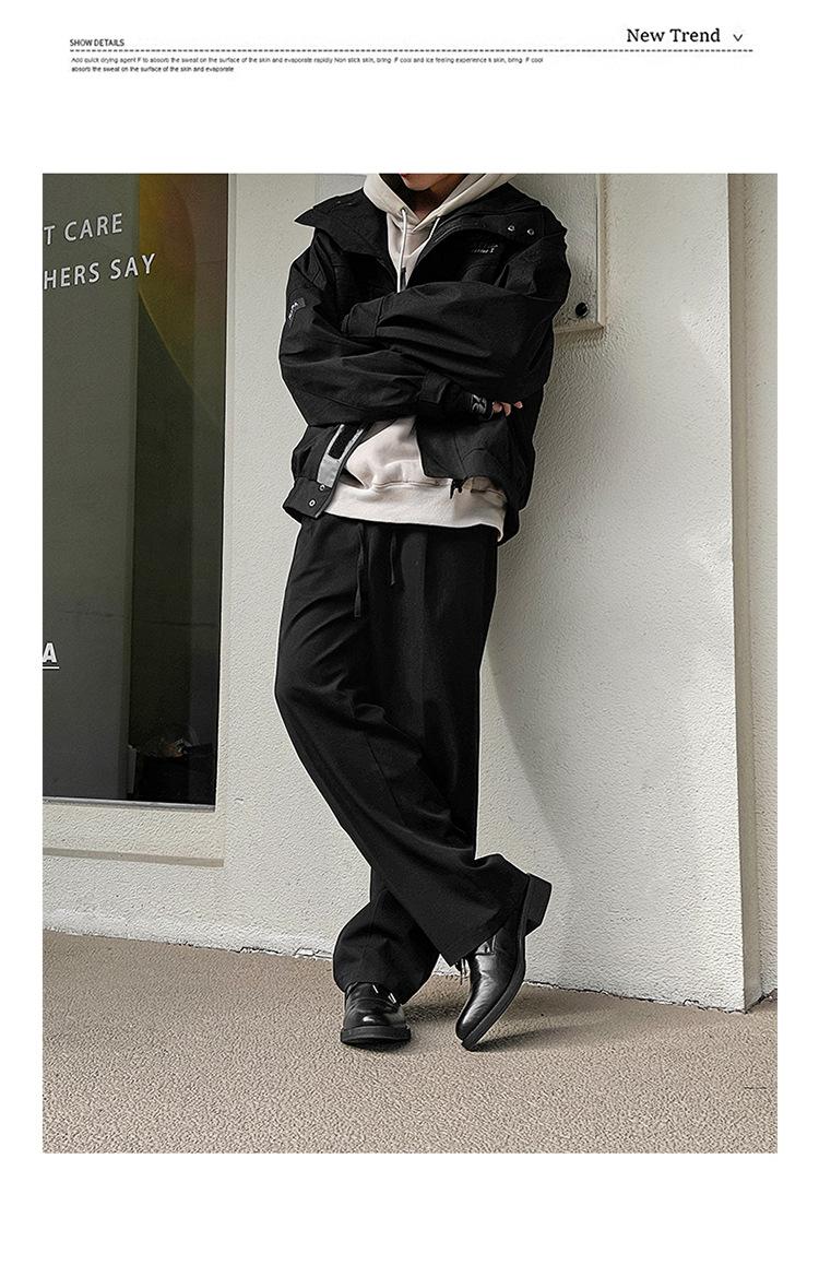 Derby men’s leather shoes with a premium feel—black dress/casual style, height-boosting platform sole, large toe box