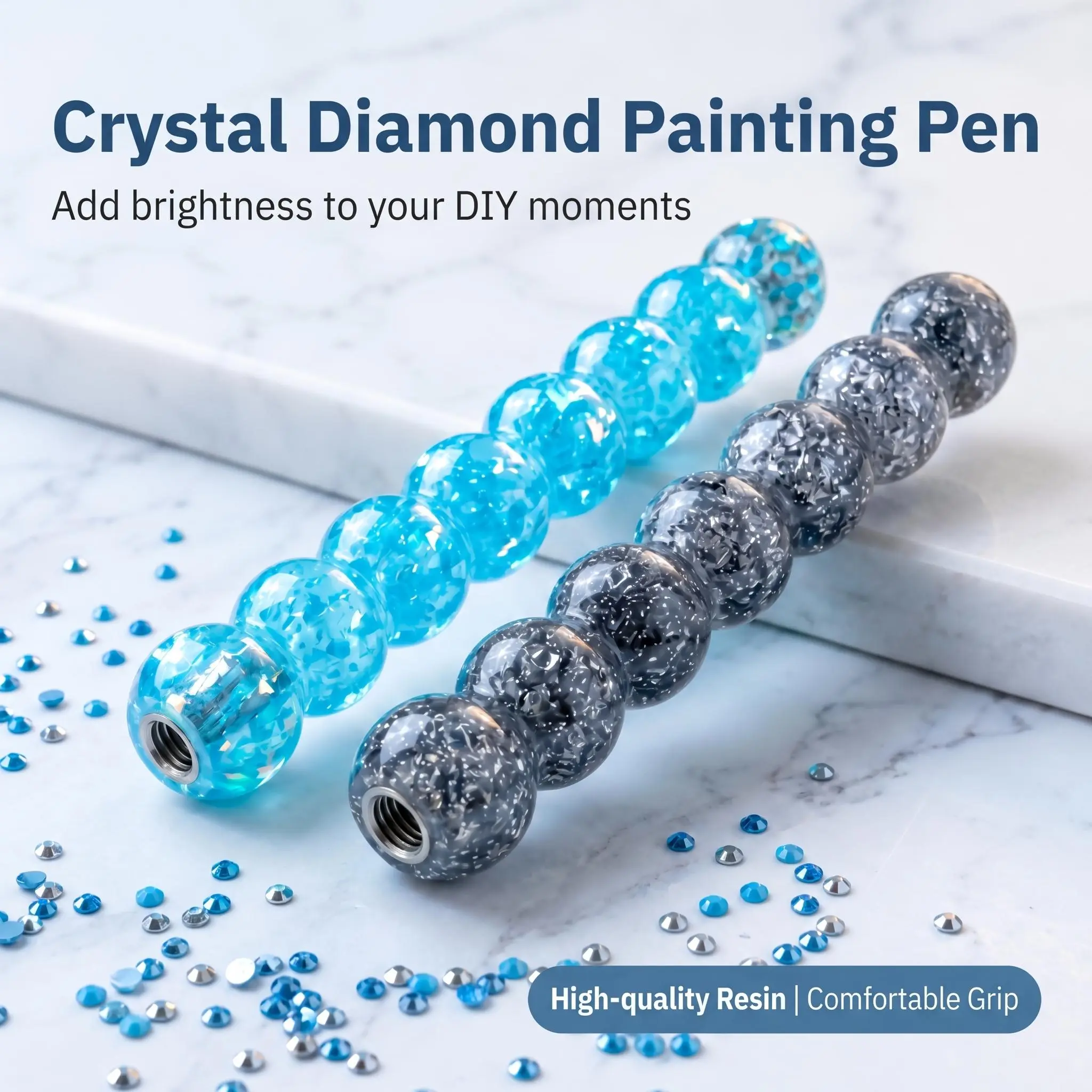 Must-Have Diamond Drill Pen – Level Up Your Diamond Art, Lightweight,Galaxy Blue Diamond Painting Pen