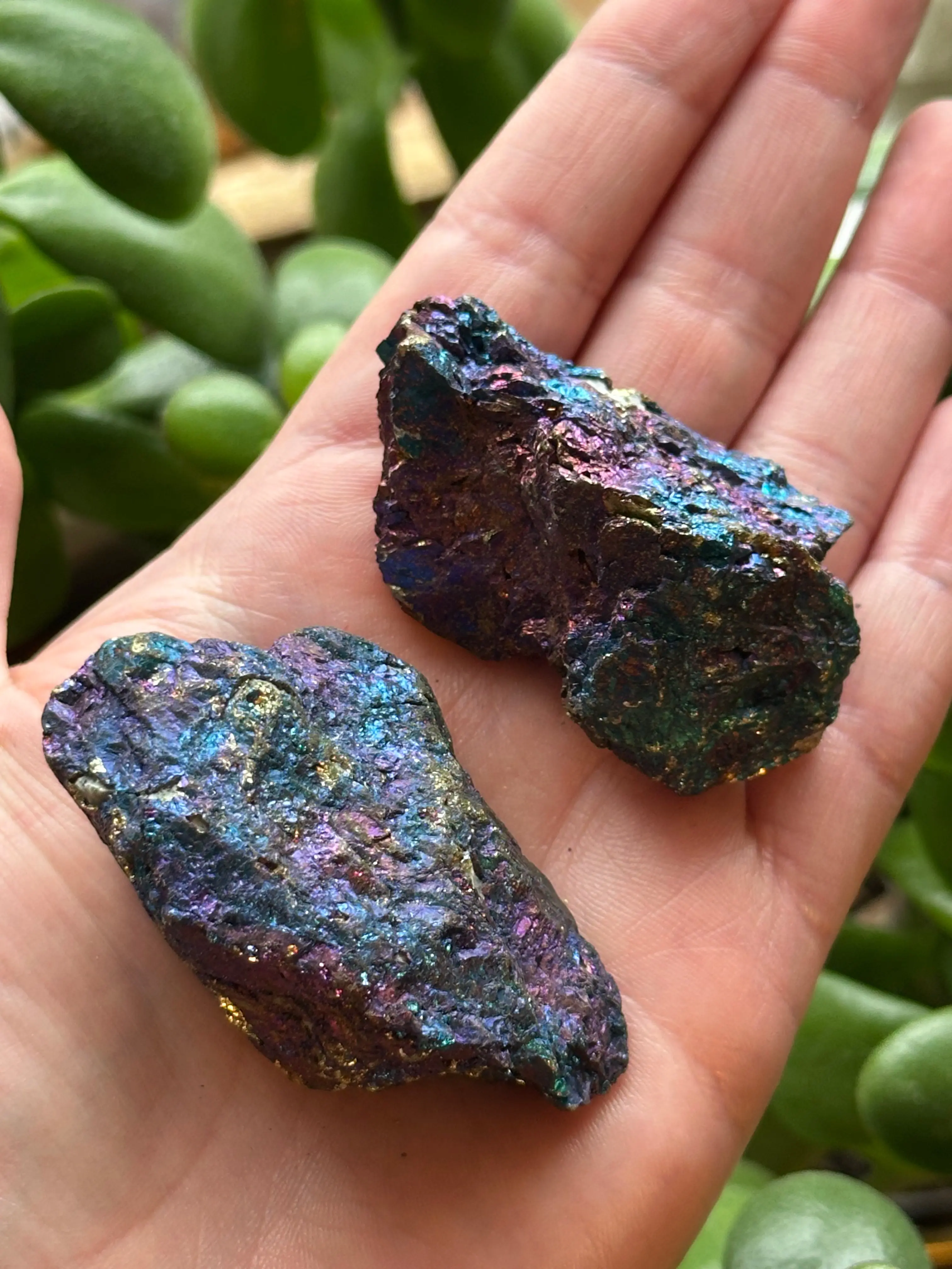 Peacock Ore (aka; Chalcopyrite)