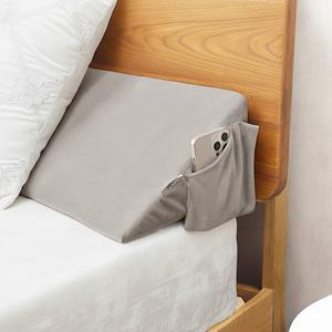 TokSay Adjustable High-Density Memory Foam Wedge Pillow - Home Accessory, Bedding, Bed Accessory, Bed Gap Filler Between Mattress and Headboard, Contoured Support for Sleeping, Reading summerwins