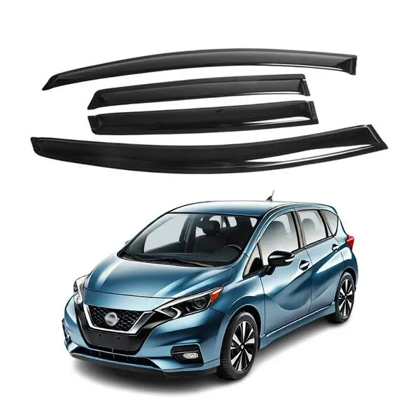 Fits VERSA NOTE HATCHBACK 2014-2019 Side Window Visor Sun Rain Deflector Guard