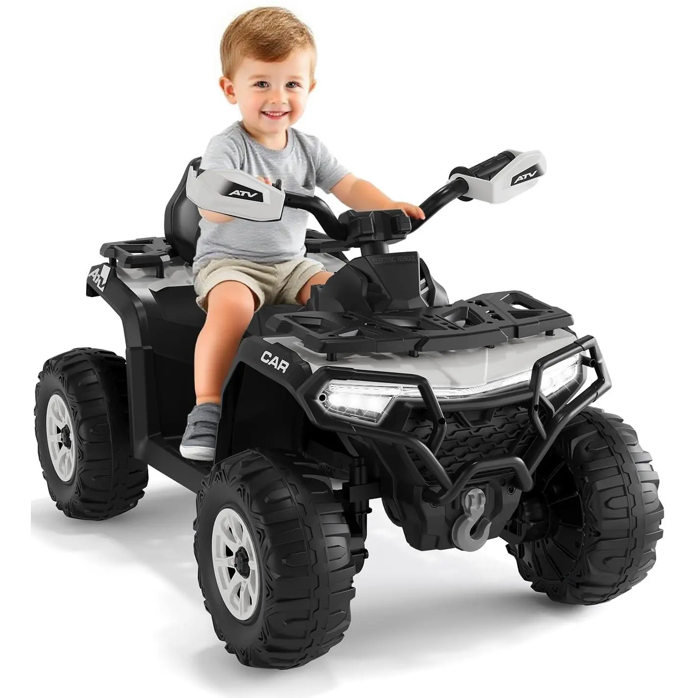 12V Kids Ride on ATV Car with Remote Control, Dual 35w Motors
